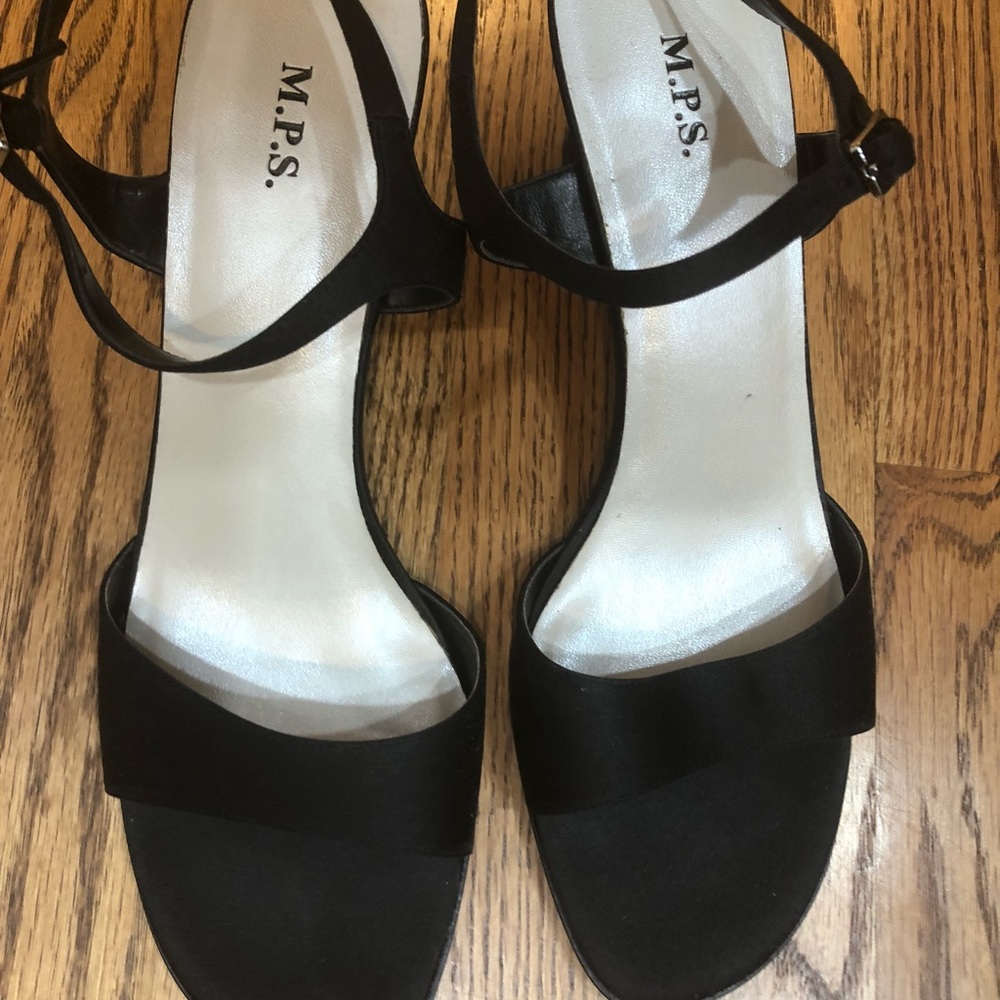 M.P.S. Black Heels, size 9M
